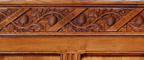 Wild Strawberry Frieze Carving