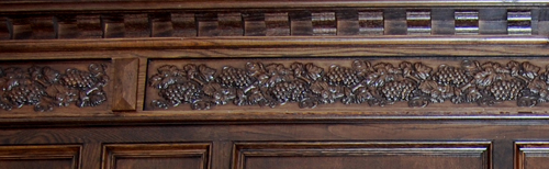 Grape Frieze Carving