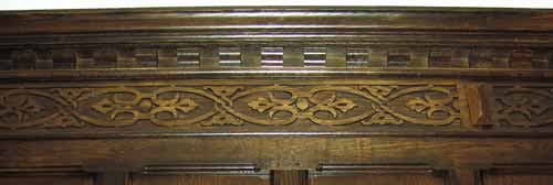 Tudor Style Frieze Carving #1