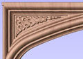 Tudor Arch with Spandrels