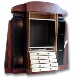 Entertainment Center showing interior
