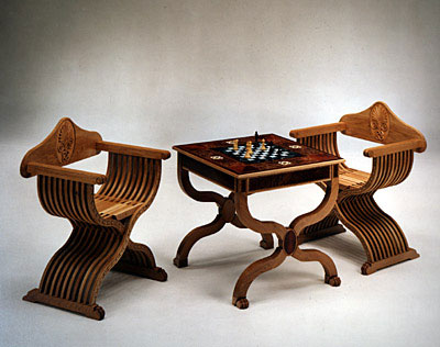 Table Furniture on Chess Table And Chairs By Masterpiece Furniture Creations